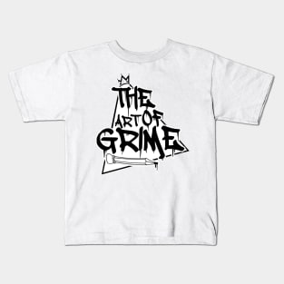 The Art Of Grime White Kids T-Shirt